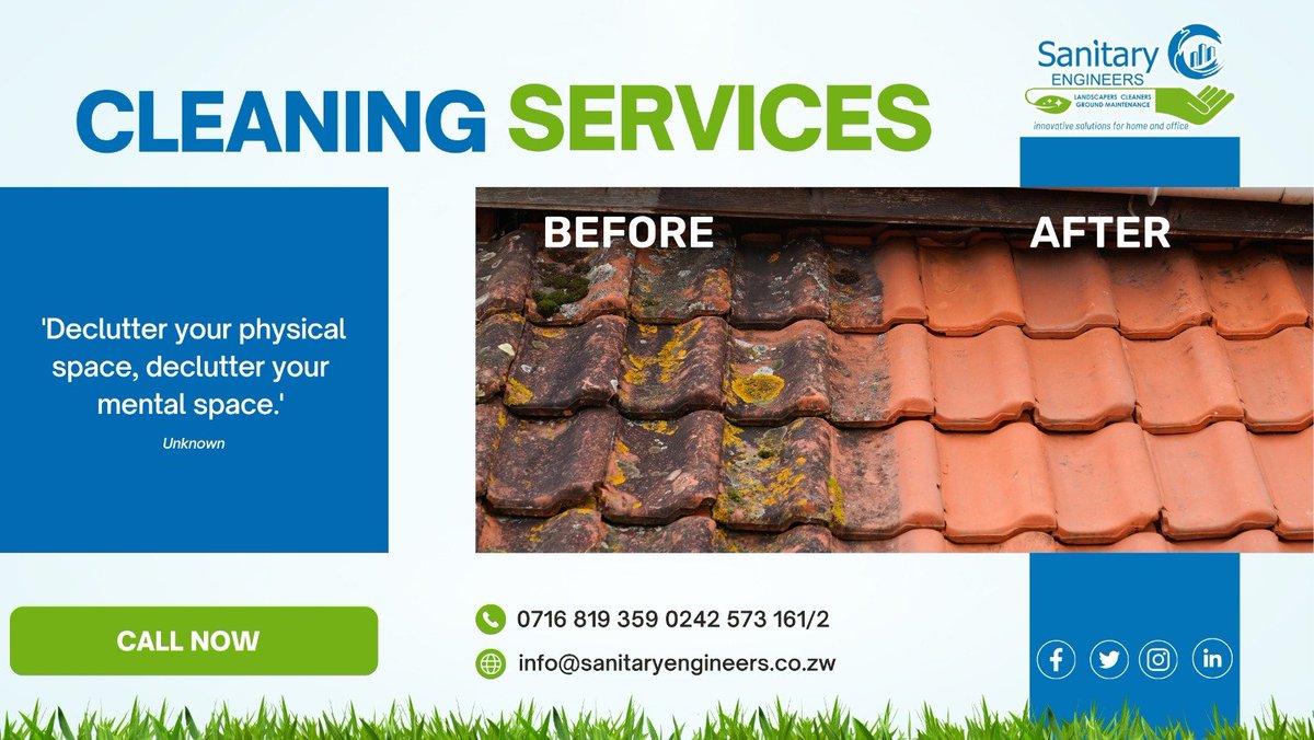 We won't let you down, but we surpass your expectations. Sanitary Engineers is a phone call away.
#cleaning 
#landscaping 
#sanitarycollectionservices