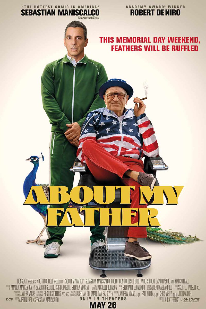 #NowWatching 
#AboutMyFather 

Fuck it, easy 90min before sleep.
Watching it for De Niro alone.
Don't expect a comedy masterpiece here.