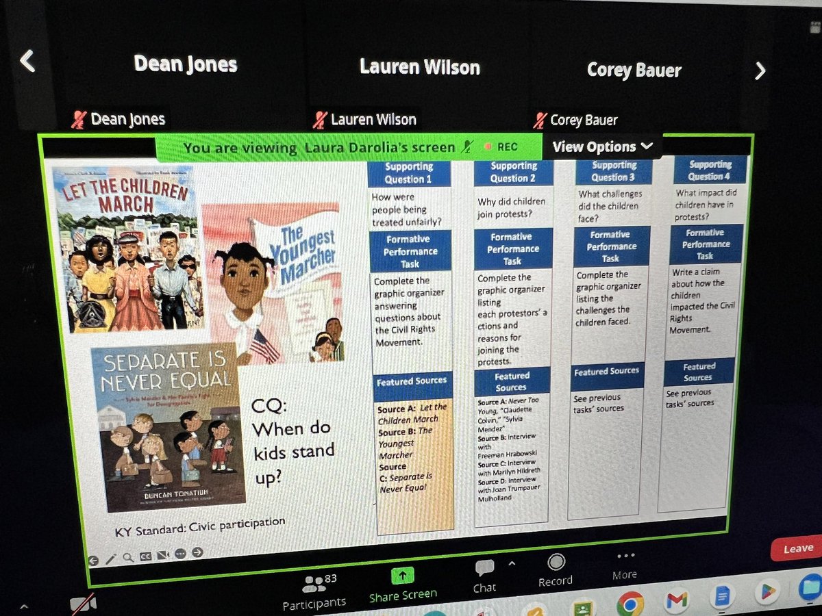 cooperjen1869's tweet photo. Getting great ideas for children’s literature titles to use in my reading classroom. I love tying in history as much as possible. @KEDCGrants @KyCharge #litacrossthecurriculum https://t.co/lVgbsf130D