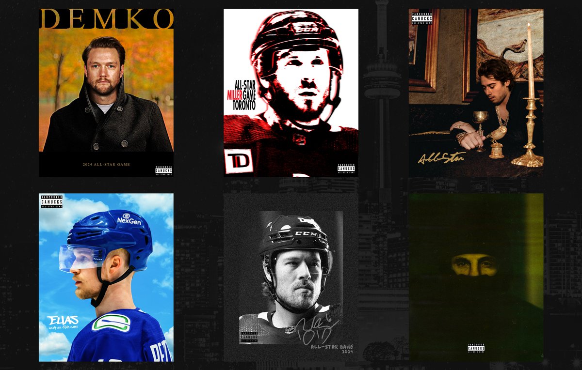 Canucks's tweet photo. Six #Canucks heading to the 6ix.

See you soon, Toronto. #NHLAllStar https://t.co/OSG940jJYZ
