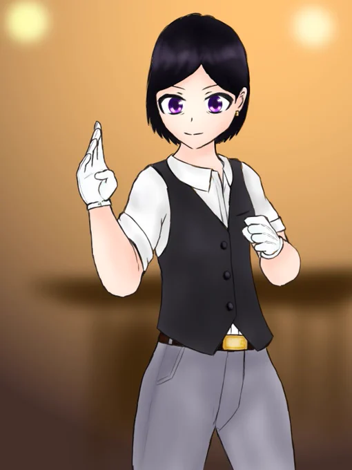 こちらで用意出来る限りの男装の麗人(うちの看板娘) 