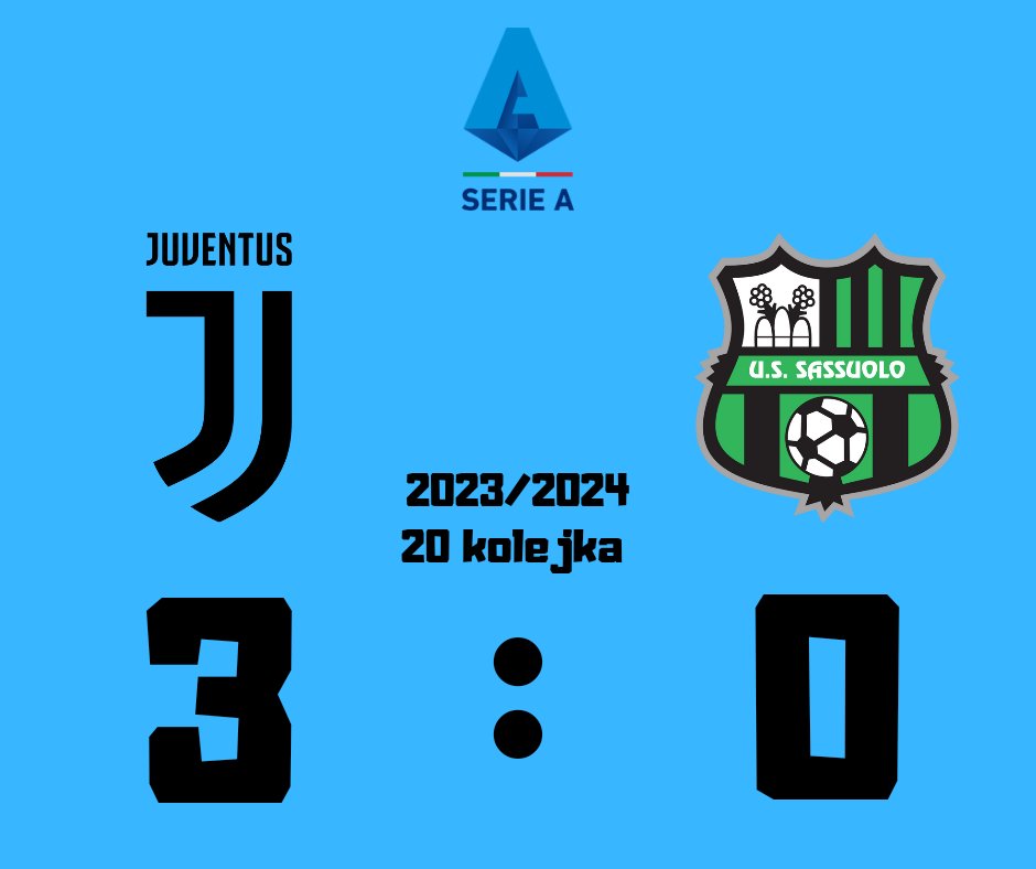 wofutbolu's tweet photo. #JUVSAS
Juventus bardzo pewnie pokonuje Sassuolo i rewanżuje się za wpadkę z rundy jesiennej! ⚽
⚪⚫ Juventus 3:0 Sassuolo 🟢⚫
⚽ Dušan Vlahović 15'
⚽ Dušan Vlahović 37'
⚽ Federico Chiesa 89' https://t.co/Zz7tv97vb8