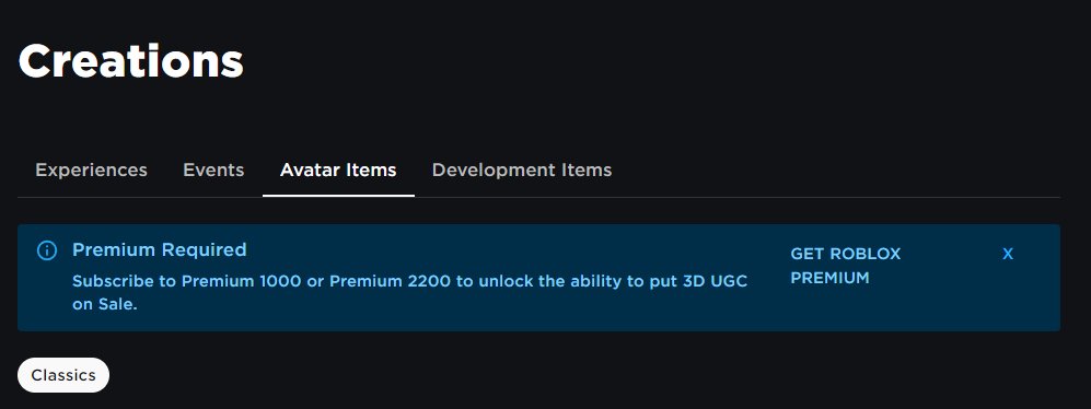Public UGC has not yet been released, but a banner is now appearing for some users. It indicates if you have the 2nd tier of premium and your account is ID verified, you're able to public UGC items.