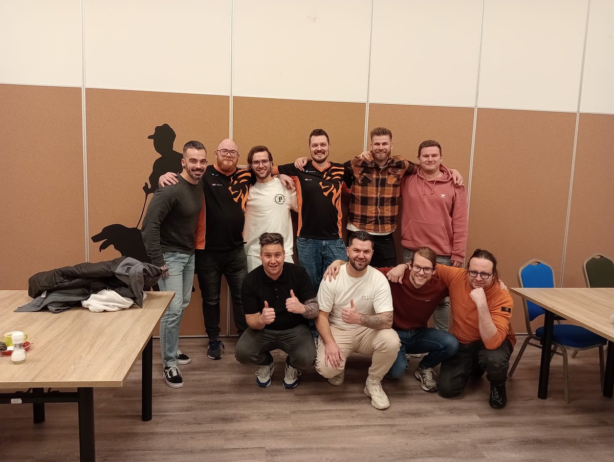 With pride we present our team for Worlds 2024 in Amsterdam

- Henri van Woerkom (Coach)
- Jeffrey Nijhoff (Captain)
- Lex Decrauw (Vice Captain)
- Morgan Serier
- Nick Frey
- Nico van den Hoek
- Hugo Rikken
- Peter Zuidgeest
- Darryl Peacock
- Roel de Vogel (Reserve / Assistent)
