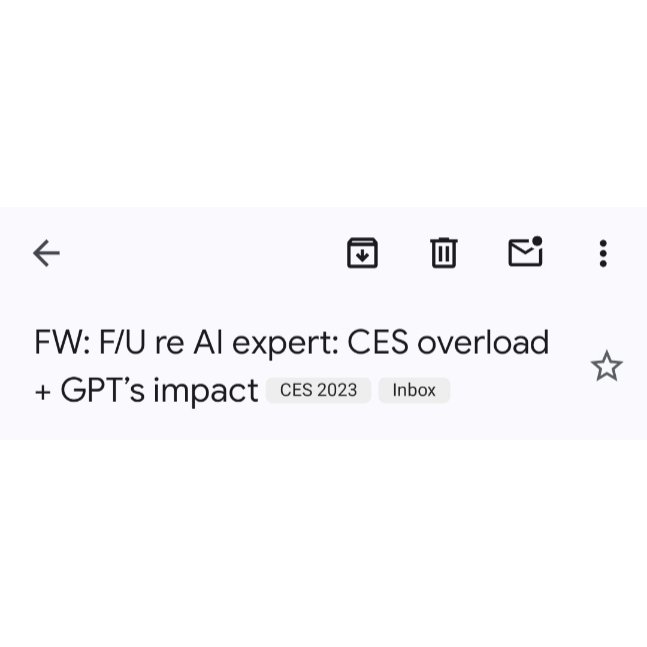 Took me a bit to realize this email subject line meant 'follow up' 😆