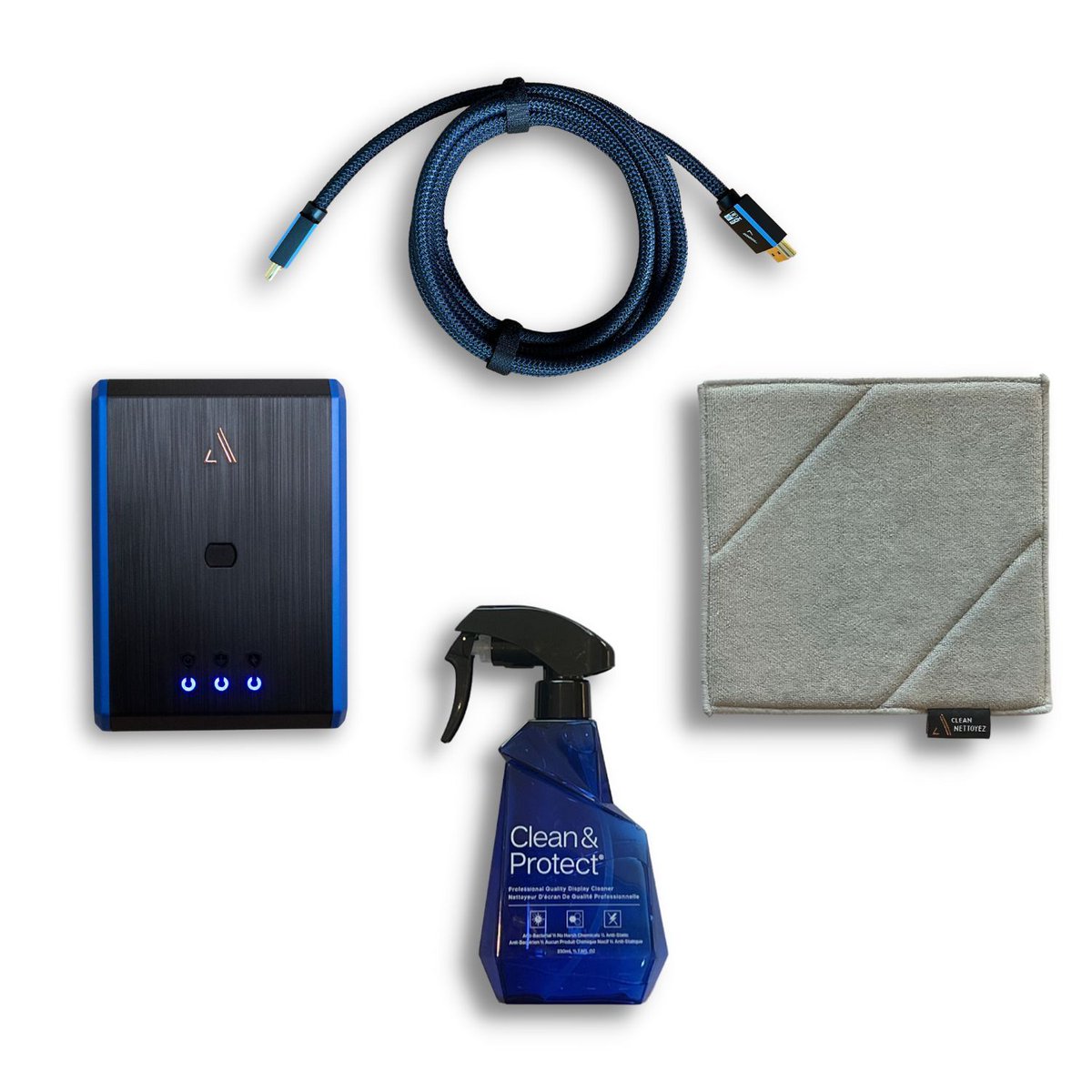 We are excited to share that our new V Series collection is now available! Upgrade your tech setup with our 4-Oulet Wall Charger, 8K HDMI Cable (2.5m), and Clean &amp; Protect display cleaner. 

Find the collection on our website or at <a href="/BrandsMartUSA/">BrandsMart USA</a>!
buff.ly/3NTCMdP