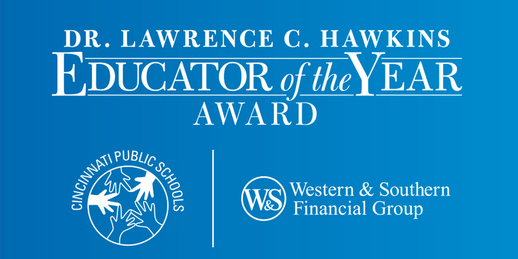 It's back! The coveted Hawkins Educator of the Year nominations are now open!  <a href="/WesternSouthern/">Western & Southern</a> is awarding one incredible CPS educator a personal award of $10,000 so be sure to show your favorite teacher some love! 

Nominate and learn more here: brnw.ch/21wG8wG