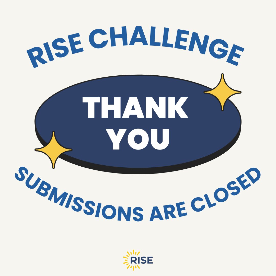 risefortheworld's tweet photo. Submissions for the 2023-2024 Rise Challenge are now closed! For those of you who have submitted, don't forget peer reviews must be completed by Jan 31 at 4:59 PM GMT. Thank you for participating in the 2023-2024 Rise Challenge! https://t.co/aZqw29ANst