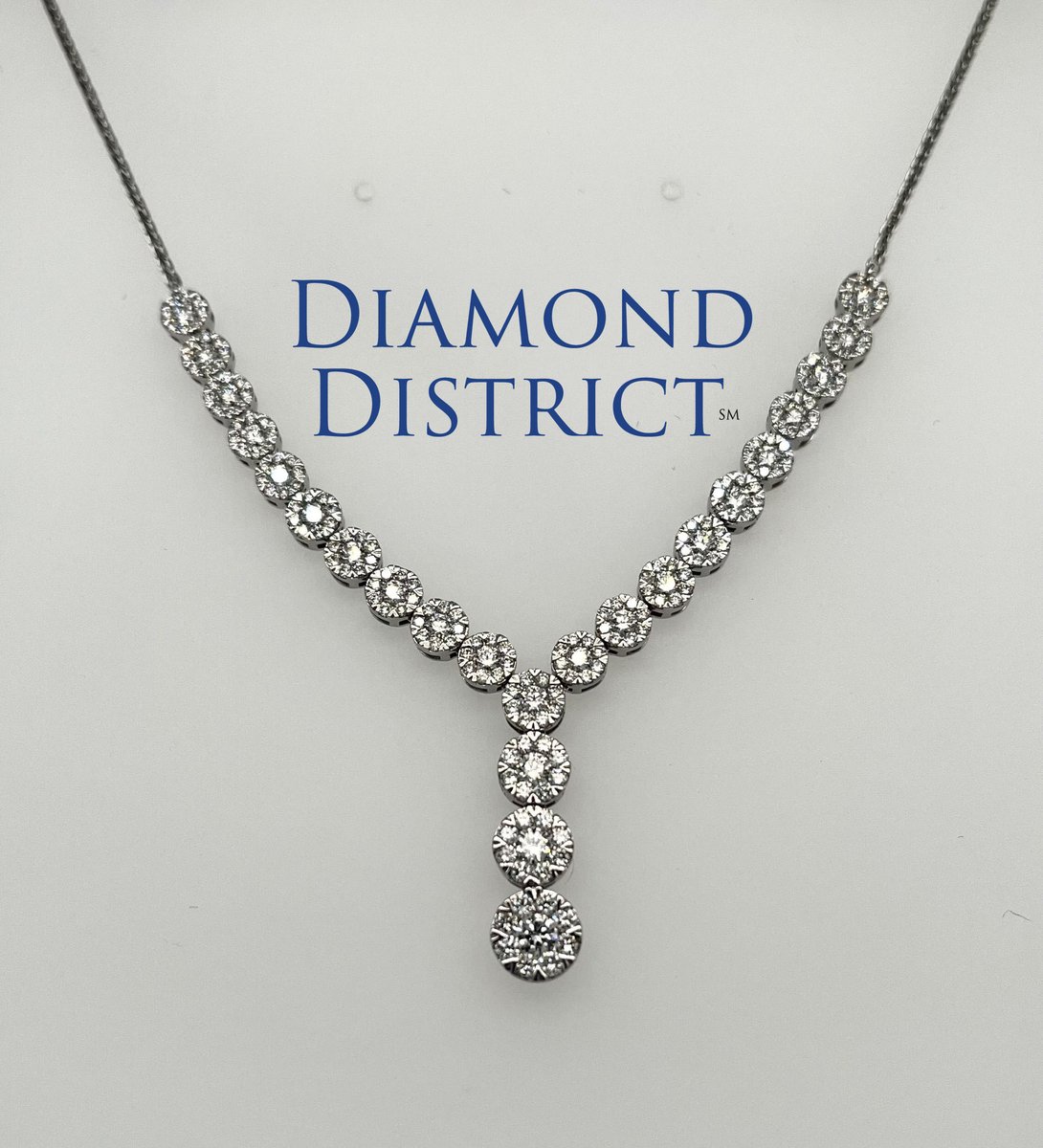 swflwinefest's tweet photo. Thank you Diamond District for sponsoring the online auction with this beautiful 14 carat Diamond &amp; white gold “Y necklace” features multiple diamonds for a total weight of 2.25. Maybe something a surprise for a special someone for Valentines Day! #GivingisGroovy https://t.co/AXwusLWF4q