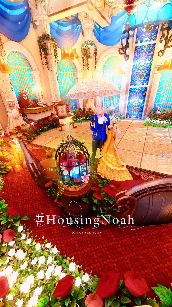 『 #HousingNoah  』

魔法の薔薇のきらめきや、
やわらかい光のレースが落ちて、
物語のなかに入ったみたい🥀

#FF14
