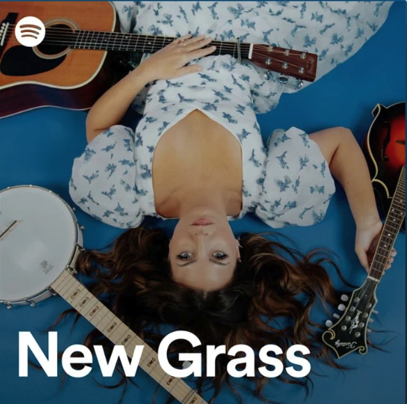 .@brittaylormusic is featured on @spotify’s “New Grass” playlist cover 🪕 Listen to the playlist, including her new single “Saint Anthony” now: bit.ly/4250aLk