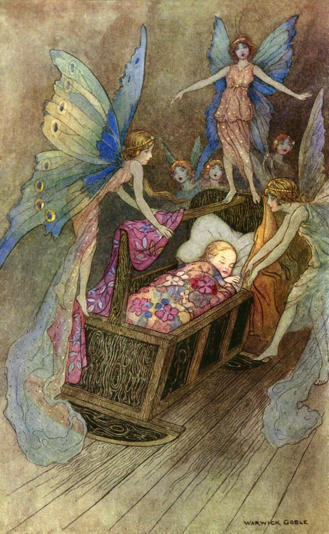 And sweetly singing round about thy bed..
#WarwickGoble 
#FairyTaleTuesday #night