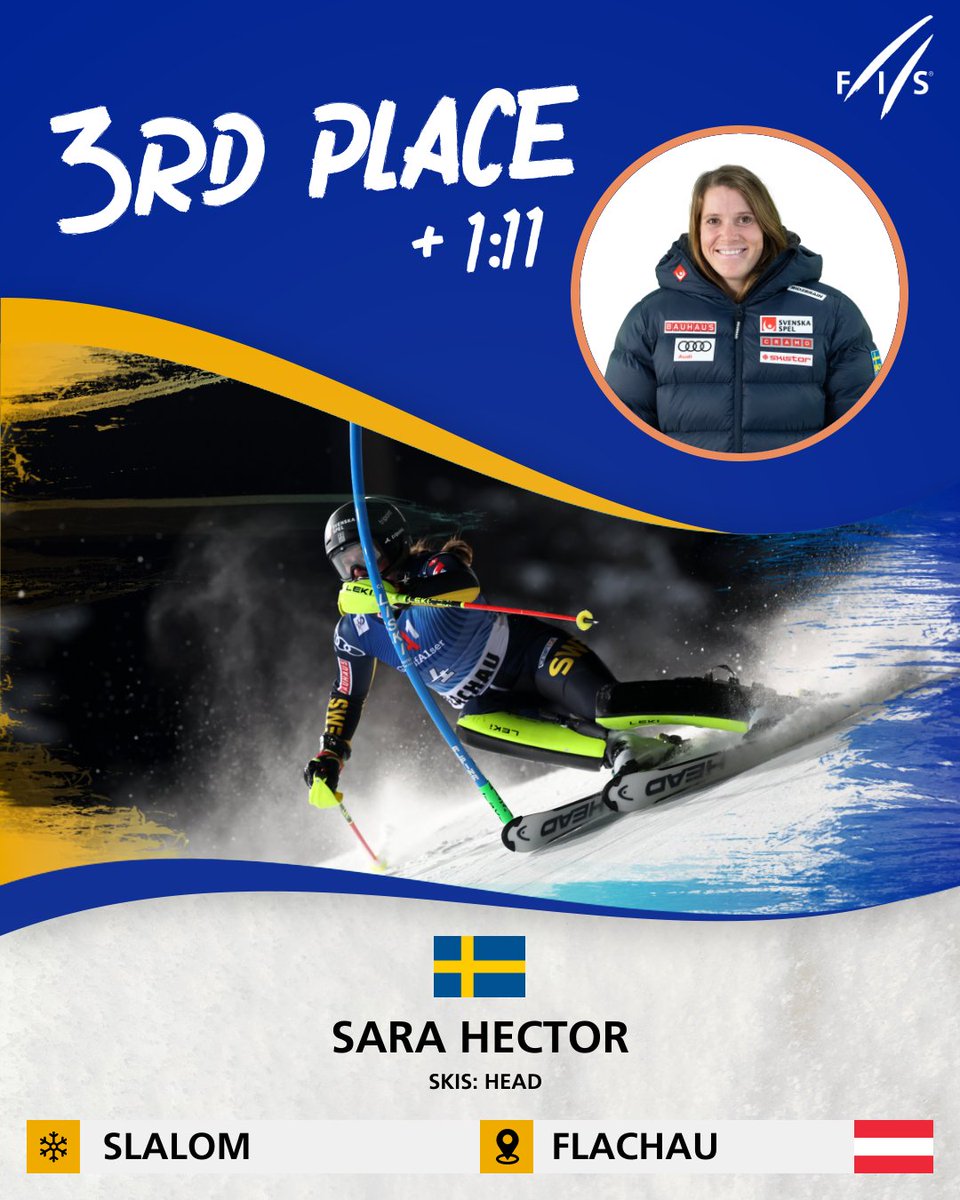 🏆 Mikaela Shiffrin shines bright in Flachau’s night! 🌟 94th World Cup victory, 5th win in Flachau, and a staggering 57th Slalom win! Petra Vlhova secures second place, and a big cheer for Sara Hector on her first SL World Cup podium finish! A night of memorable achievements.