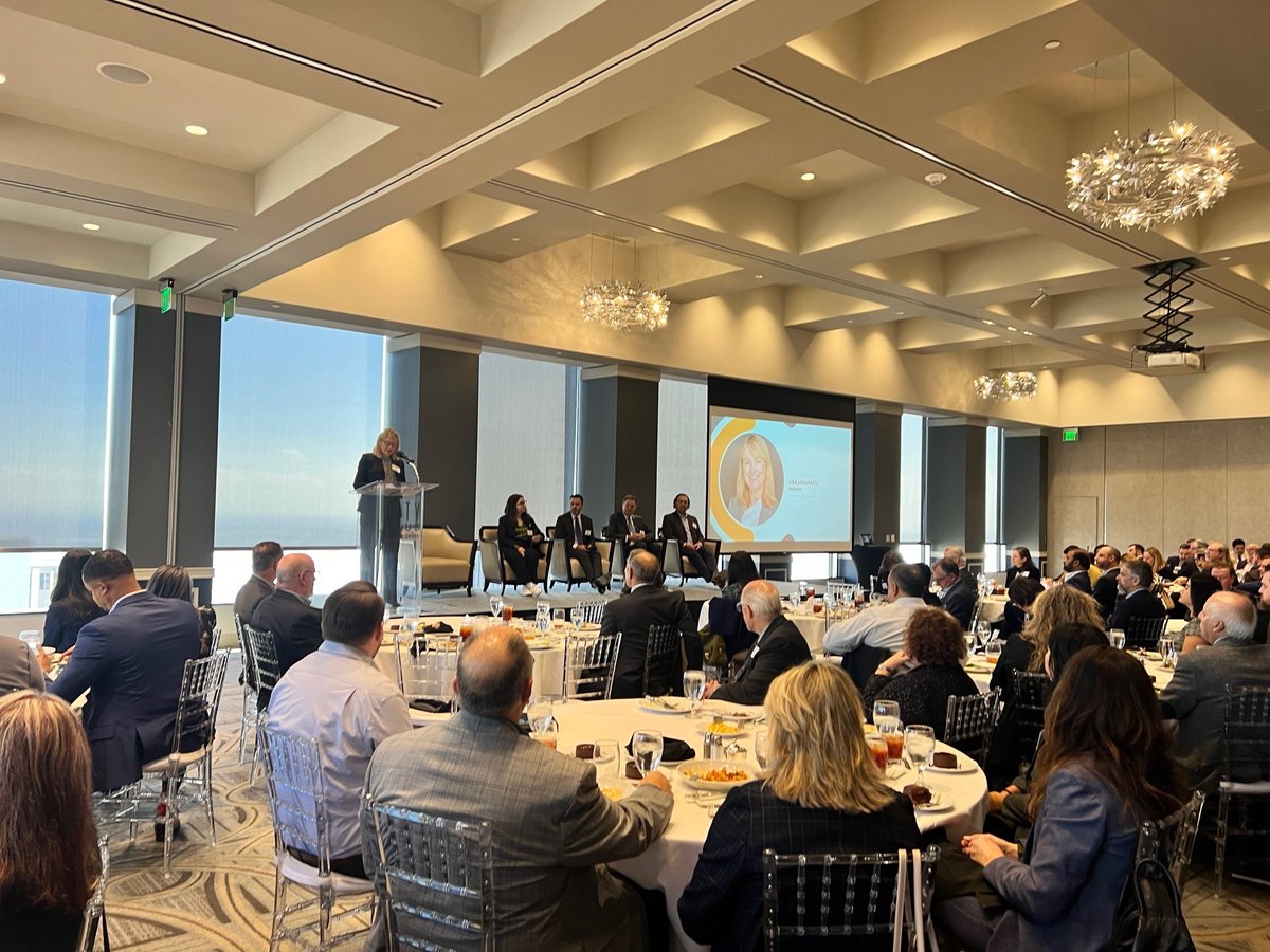ACECLosAngeles's tweet photo. We had over 100 attendees at our recent luncheon which featured great discussions from the Olympics 2028 Panel. Thank you everyone for attending and thank you to our panelists for making this such a memorable ACEC LA event! #acecla #olympics2028 #losangeles2028 #LA28 https://t.co/pDlzKf3JL9