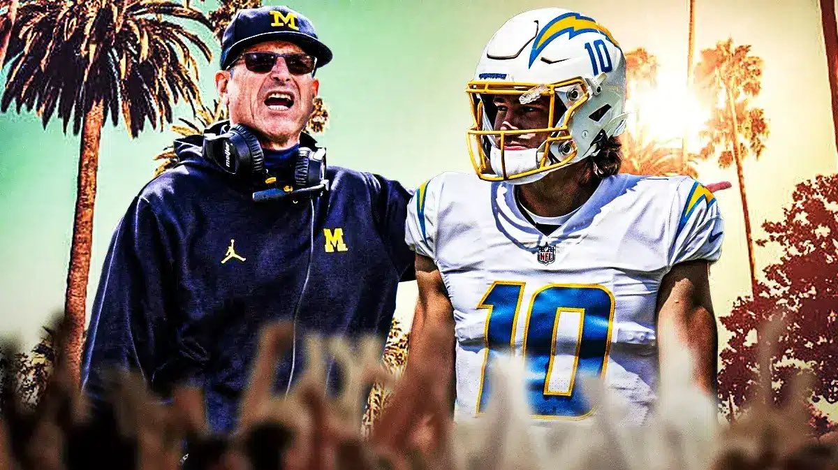 BOLT GANG/FAM ⚡️repost-like for manifesting these good vibes to LA✨🫶🏼 #BoltUp #JustinHerbert #JimHarbaugh