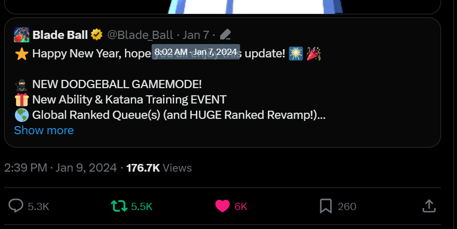 LigStear's tweet photo. @Blade_Ball Did the following steps👍👌 https://t.co/HcyGXJirPM