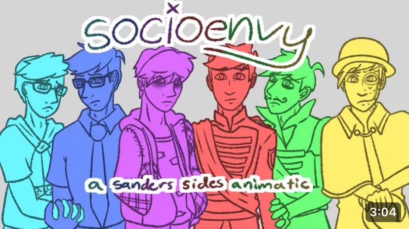 Meefling's tweet image. It's been a month so I wanna post this again ❤️ youtu.be/6DlemgAtWLM?si… #thomassanders #sanderssides #animatic #natewantstobattle