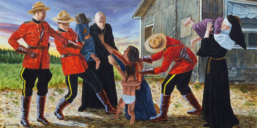 savoirfaire_2's tweet photo. @ForeignPoli_C Also Canada:
Colonial occupation/land theft &amp; genocidal supremacy R us- #RCMP #CIRG
Cdn Govt: "We practice what WE preach"
Sincerely; The Liberal &amp; Conservative Party(s) of Canada. https://t.co/2j7ie37bzs