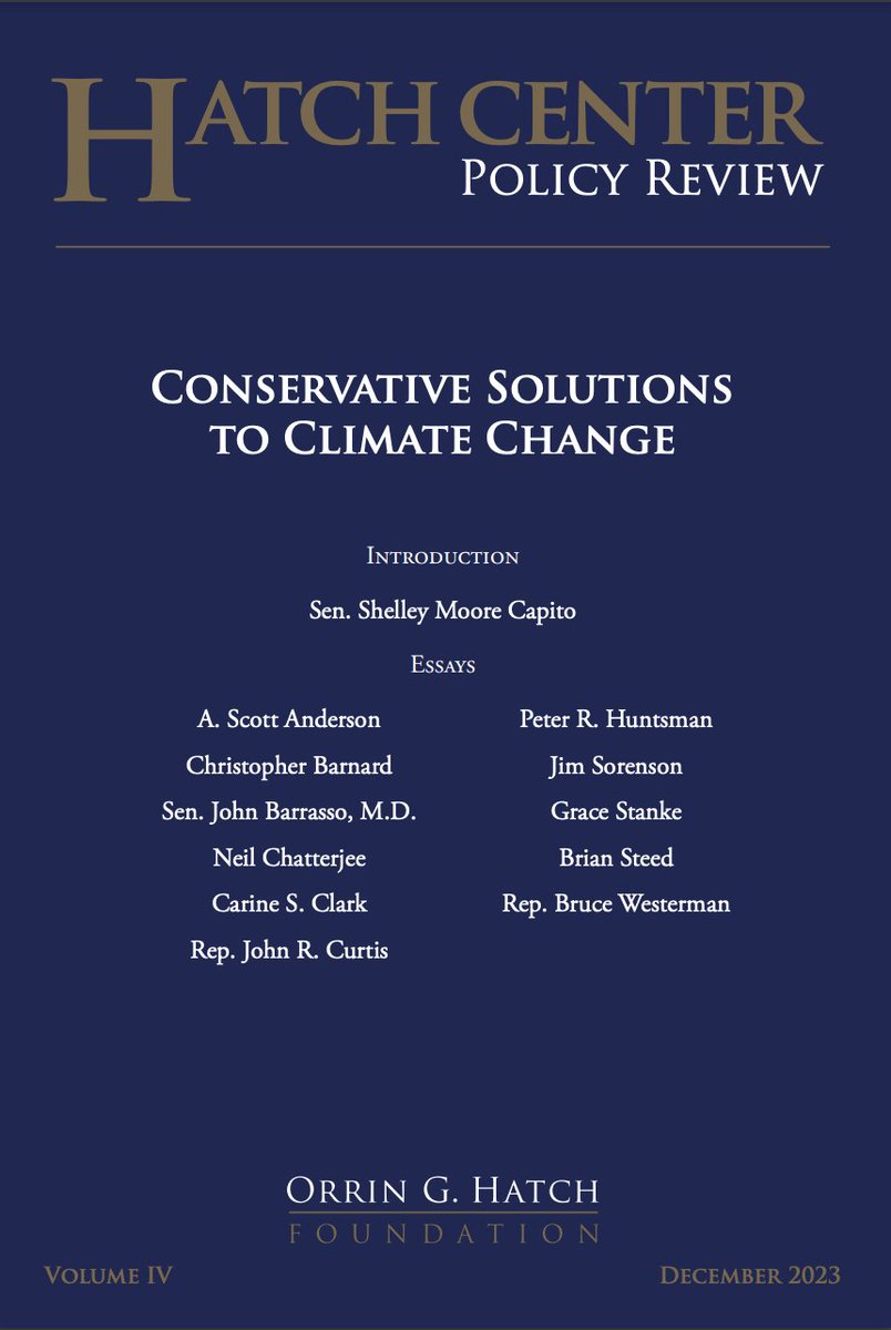 Our 2023 Policy Review is here! Discover conservative solutions to climate change that favor free markets, competition, and innovation over heavy-handed regulations. 🔗static1.squarespace.com/static/5e2072f…