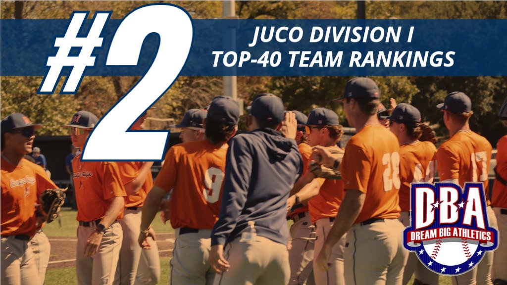 The Highlanders are No. 2 in the JUCO Baseball Division I Top-40 Rankings released by Dream Big Athletics! #GoLanders #ContinuingTheLegacy