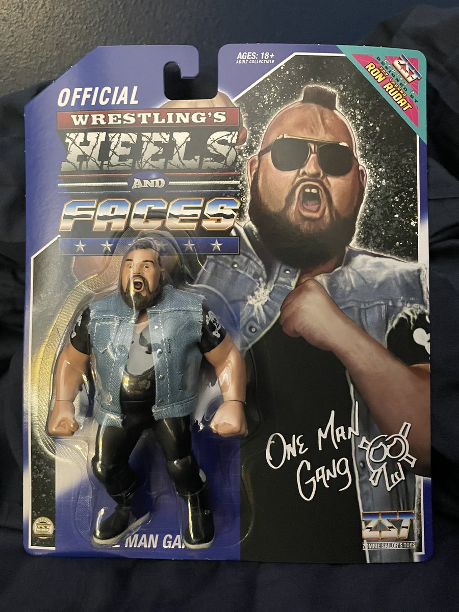 The #onemangang is here from @TheZombieSailor  Another fantastic looking figure #WWE