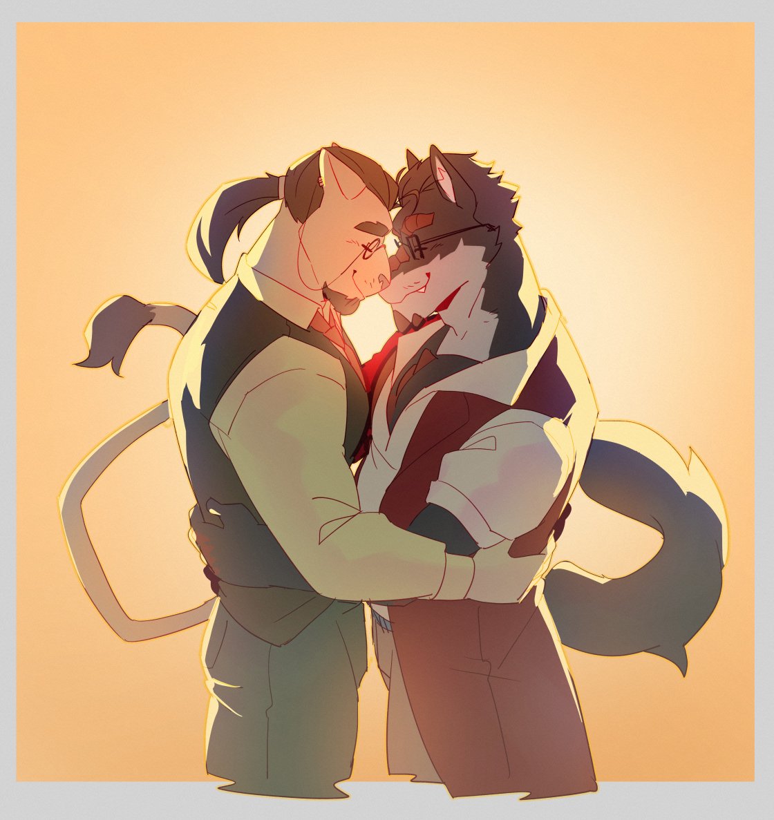 DyneWulf's tweet photo. I even met my husband thanks to the fandom <3<3  My Wolfstar, My Cornelius, My Paul, My Love.  

He was another artist that I loved back then. Who'd have thought he would tell me I looked cute, then call me right after we exchanged ##

The furry fandom really is an amazing place. https://t.co/cFKQ45VpYp