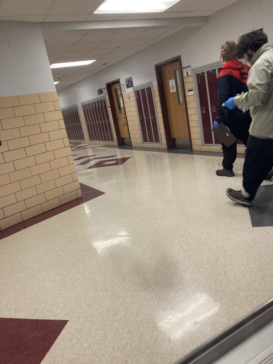 HortzScience's tweet photo. LATE POST!! Forensics with Mr. Horton - Fingerprinting palooza! Finding random fingerprints in the High School. @GreeceCentral @GreeceArcadia @GCSDsuper https://t.co/cHEwVRhB2V