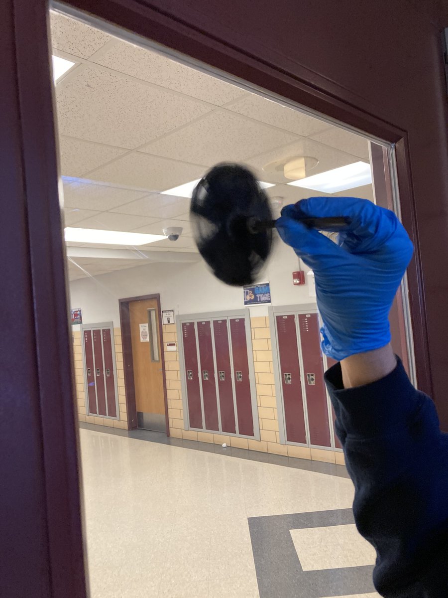 HortzScience's tweet photo. LATE POST!! Forensics with Mr. Horton - Fingerprinting palooza! Finding random fingerprints in the High School. @GreeceCentral @GreeceArcadia @GCSDsuper https://t.co/cHEwVRhB2V