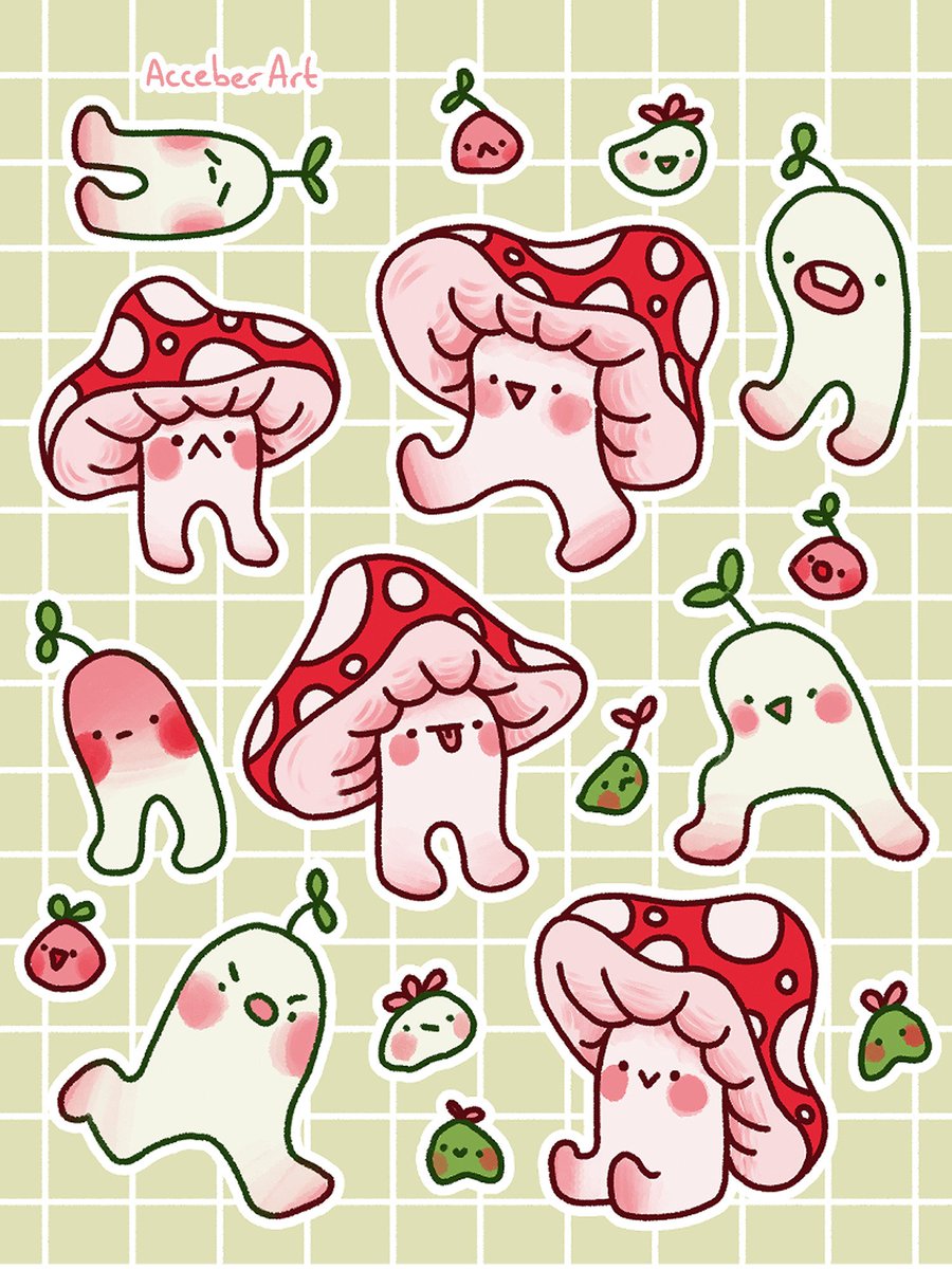 AcceberArt's tweet photo. Hi #PortfolioDay Im Becca, Im a lesbian/Non-binary freelance Illustrator and I like making cute merch!!

🌸https://t.co/rN3a73QB5b https://t.co/VicTBHdHoO