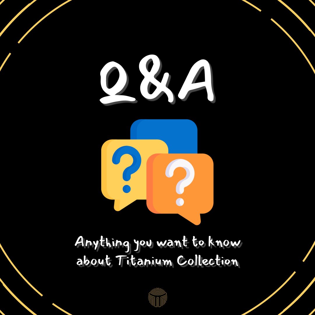 Traders, it's Q&amp;A time! 🤔🚀 Ask us anything about Titanium Collection or TradingTrain. We're here to answer your burning questions and provide insights! Don't miss this opportunity to learn more. Fire away! 🔥👇 
#TradingTrain #TradingEducation #Crypto #CryptoCommunity #QA