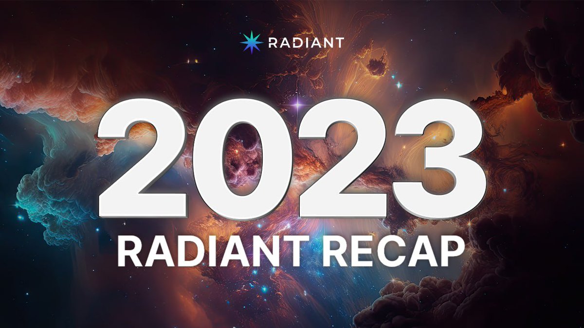 After the storm, the sun always shines ✨

Acknowledging challenges faced, and emphasizing the resilience that defines Radiant, let's reflect on the brilliant successes from last year.

Join us as we reflect on the highlights from Radiant's 2023.

🧵👇