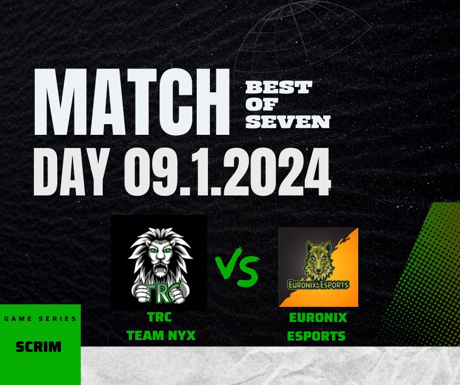 Matchday
um 20 Uhr spielt Team Nyx auch gegen den Clan <a href="/EuronixEsports/">Euronix Esports</a> 
Anstoß ist um 20 Uhr
Gestreamt wir auch über unser Twitch Channel
wir wünschen beiden Teams ein gutes und spannendes Spiel
Hier kommt ihr zum Stream
twitch.tv/therisingchaos…