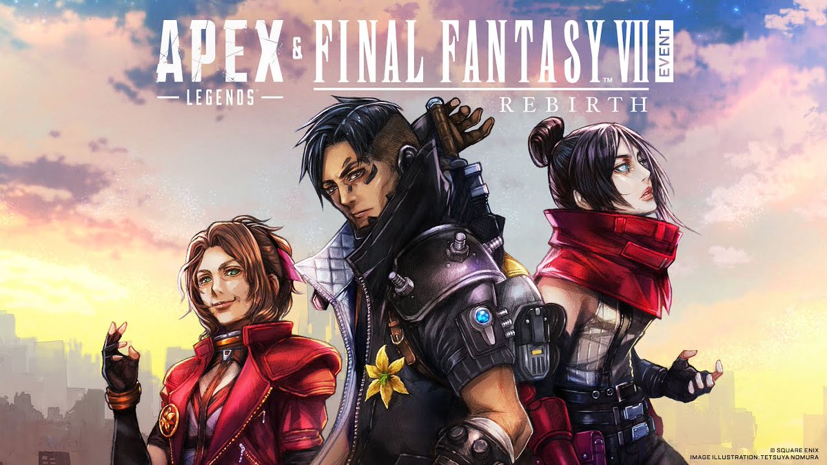 🥳 Fantasy VII: Rebirth Event Giveaway 🥳 

Celebrating this incredible crossover!
TO ENTER:
❤️ Follow <a href="/melaningamers/">Melanin Gamers</a> &amp; <a href="/PlayApex/">Apex Legends</a>
 🔃Like and Repost
🤝🏾Tag 2 friends 

The winner will be announced on 14/01/24 Live on MG stream tune in on Sunday! #apexlegends 
[AD/ gifted]