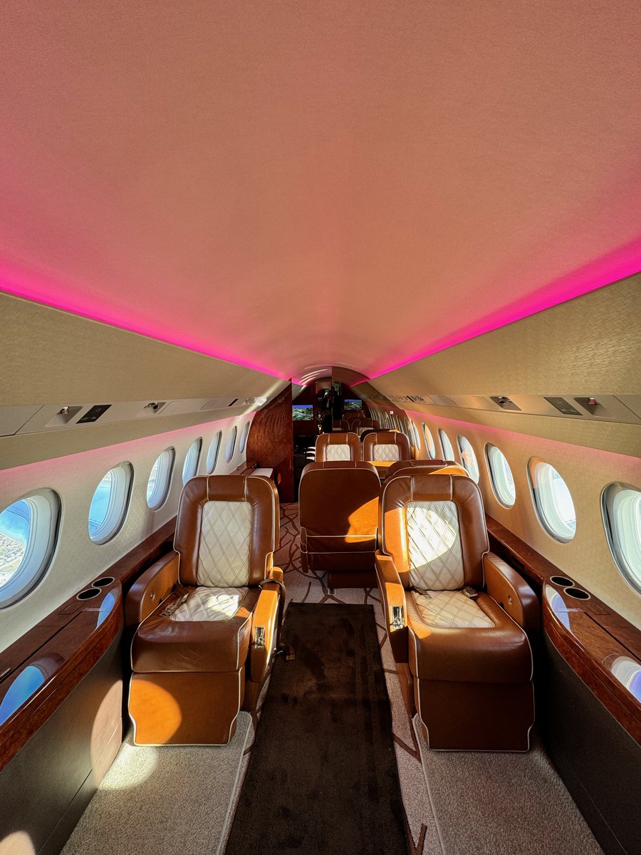 AviationSaturn's tweet photo. Indulge in the exquisite comfort and elegance of our aircraft interior. Every detail is meticulously designed to create a luxurious and inviting atmosphere. Sit back, relax, and enjoy the journey in style. ✈️✨ 

#LuxuryTravel #InflightElegance #flyinginstyle https://t.co/GgZ6cexZ4a