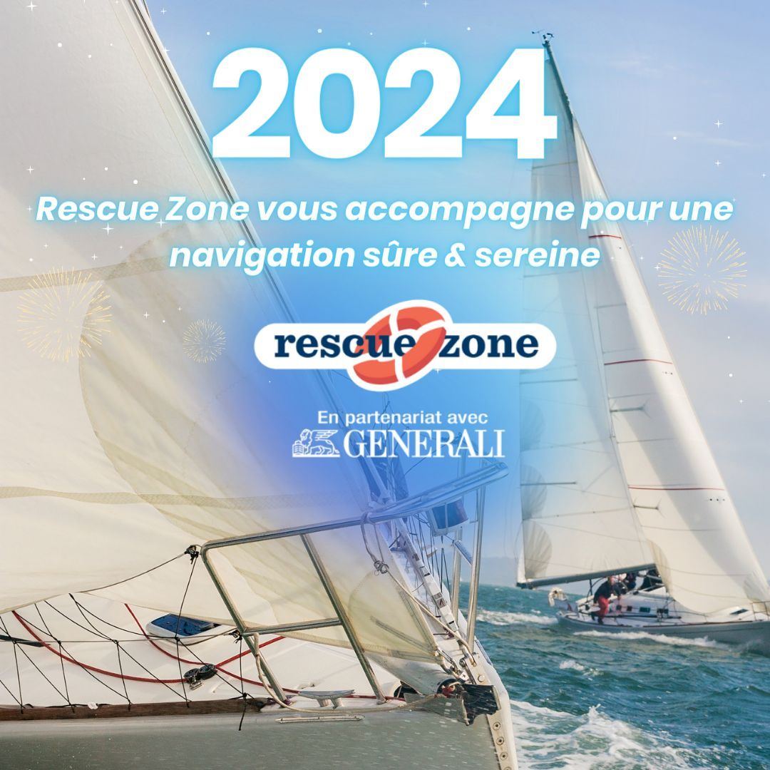 💙L' équipe de Rescue Zone  vous souhaite une excellente année 2024 !
🌠 Que cette nouvelle année vous apporte bonheur &amp; sérénité, et de merveilleuses aventures en mer. Rescue Zone vous accompagne et veille sur vous en mer, vous offrant une tranquillité d'esprit absolue. ⭐