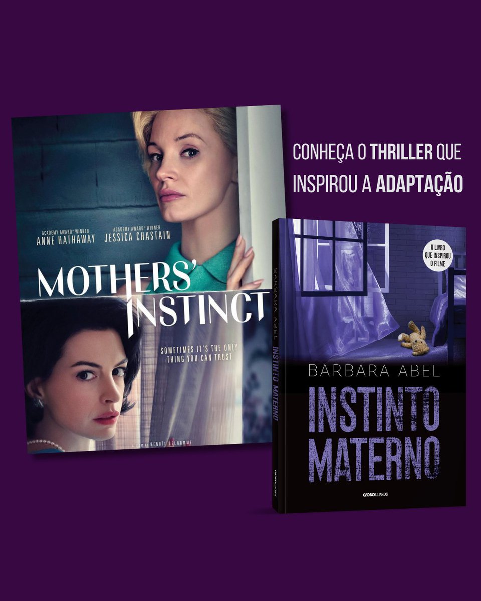 Anne Hathaway e Jessica Chastain estão incríveis no trailer do suspense adaptado do livro INSTINTO MATERNO, de Barbara Abel. Assista ao trailer aqui: instagram.com/p/C143MdUrZIn/ Conheça o livro: amzn.to/4aP0NMQ ✨