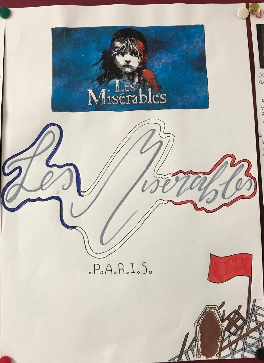 OLHSModLangs's tweet image. After the prelims, our S4 pupils have enjoyed a bit of French culture, literature and music ! They have done some research on a famous novel by Victor Hugo. “Les Misérables” have been a real success! 😊