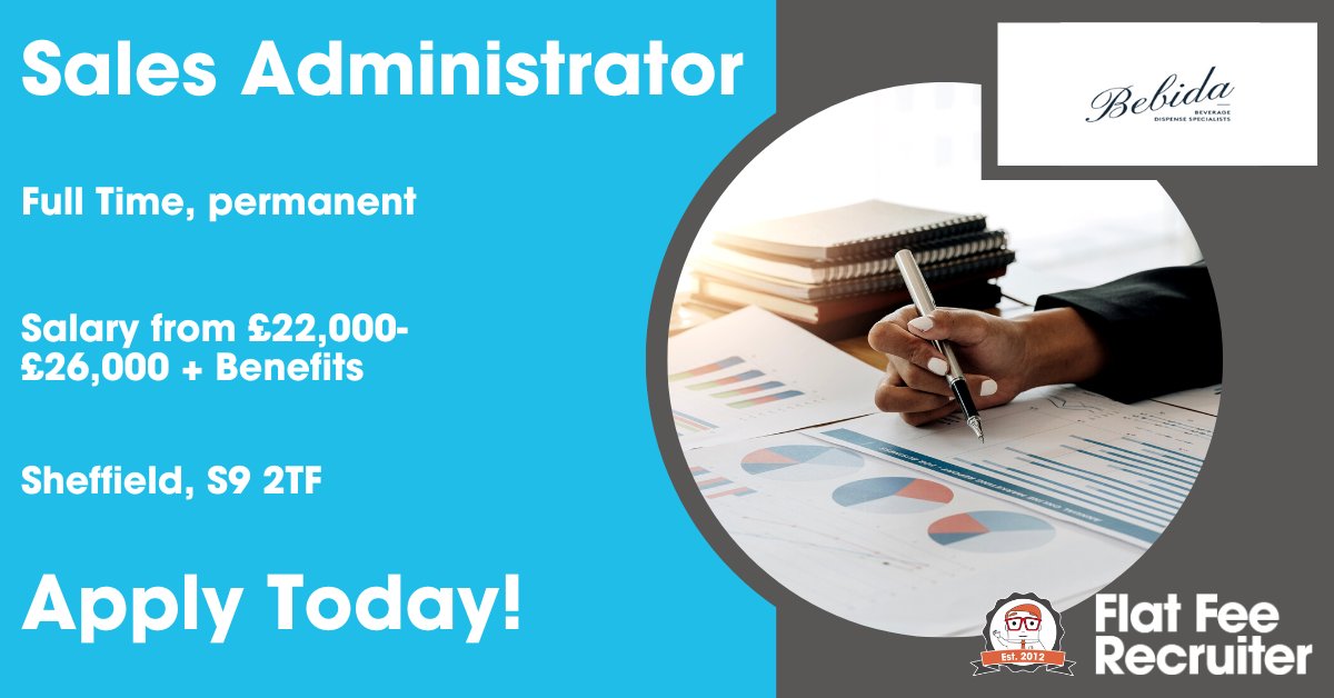 FFRecruitment's tweet image. Don’t miss this exciting opportunity to join a thriving company in Bebida Beverage Solutions as their new Sales Administrator.

Apply today at: eu1.hubs.ly/H06VMVG0

#salesadmin #administrator