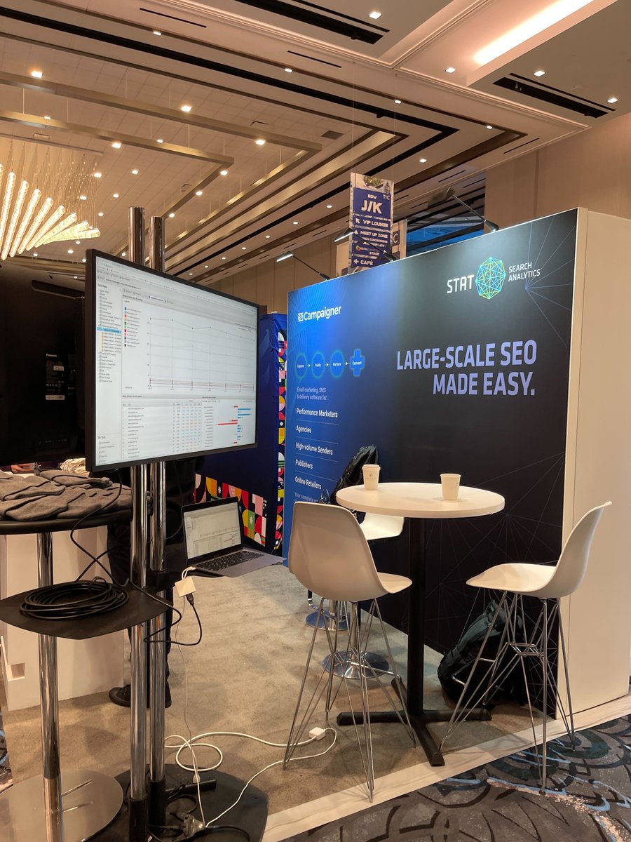 Good morning from Las Vegas! We’re all set up and ready to go for <a href="/traffic_summit/">traffic_summit</a>  — make sure you stop by to swap SEO stories and learn more about what STAT can do for your business #TCS24