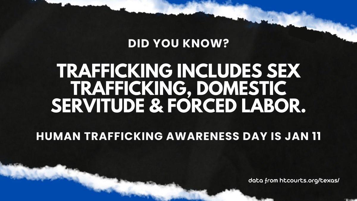 Did you know? Trafficking also includes domestic servitude and forced labor. In some cases, forced marriages can also constitute trafficking. 
#EndTrafficking