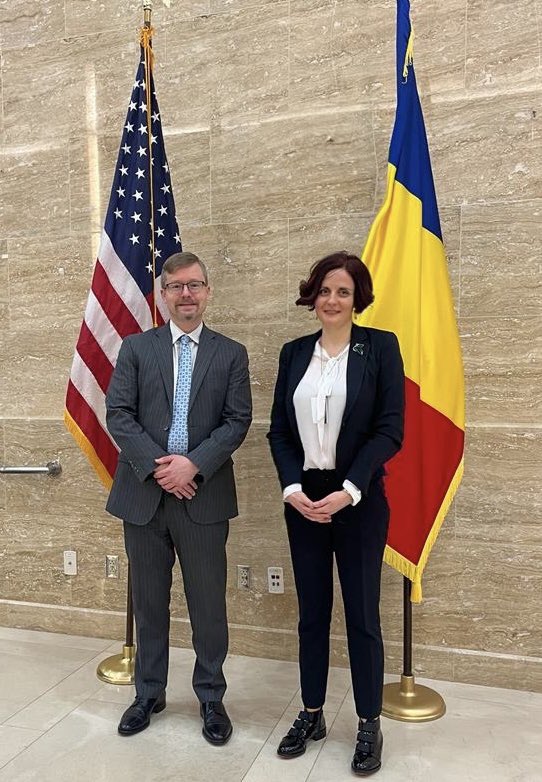 Very good meeting with Mr. Michael Dickerson, Deputy Chief of Mission - US Embassy in RO around the complex topic of human trafficking. Curent and emergent challenges and advancements at national and regional level.