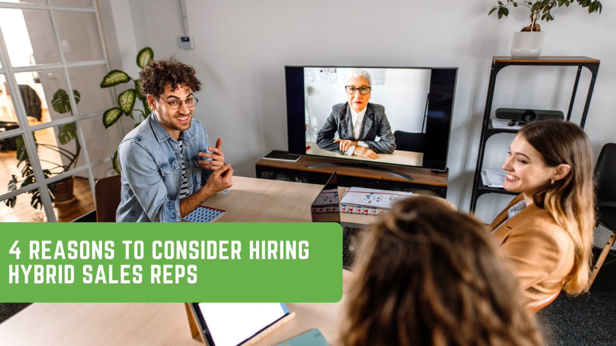 Explore the future of sales!

Learn why hybrid sales reps are your next best hire in our blog. 🌐

#FutureOfWork #HybridSalesTeams

rb.gy/u9u2ey