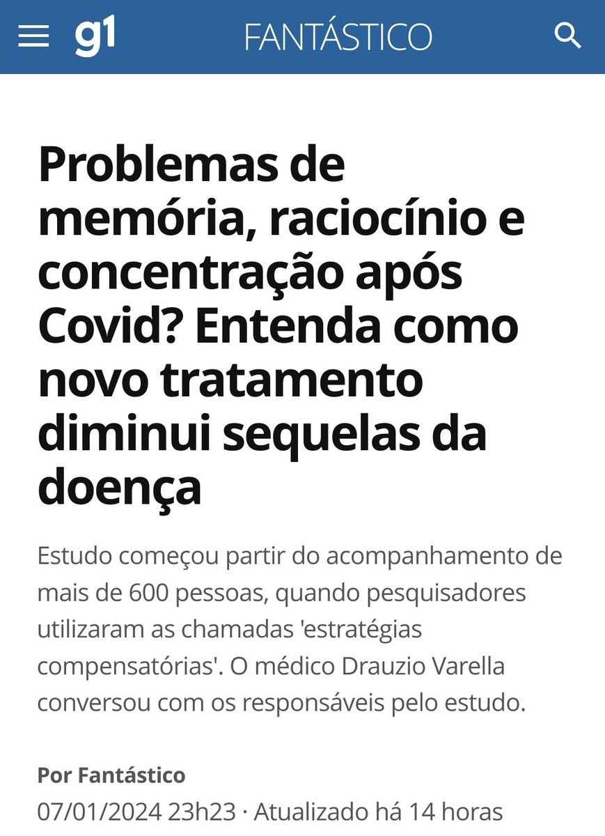 fernandotopia's tweet photo. Mídia internacional recentemente publicando muito sobre a ação negativa do exercícios/esforço físico nos pacientes c/ Covid Longa e EM/Síndrome da Fadiga Crônica.

Fantástico e Dr Auzio sobre tratamentos p/ CL:

Listinha, Terapia de Grupo, diminuir metas/expectativas, EXERCÍCIO https://t.co/5vX1NPzfjs
