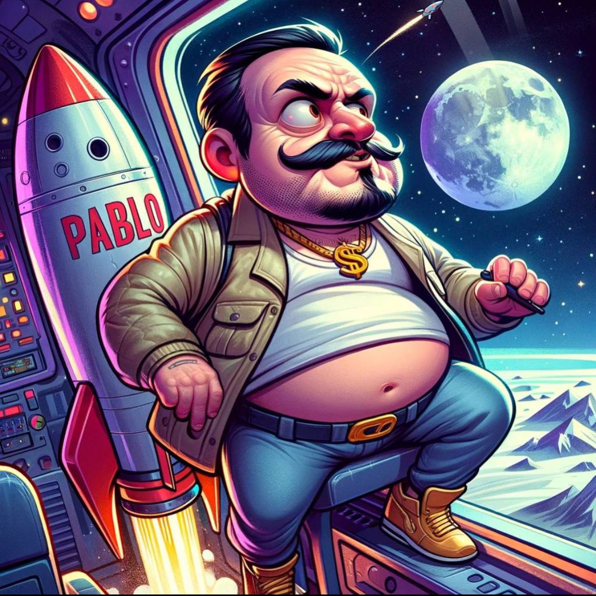 SPAM MY COMMENTS WITH $PABLO 

GOAL 3K COMMENTS IN 2HRS @NarcosLand