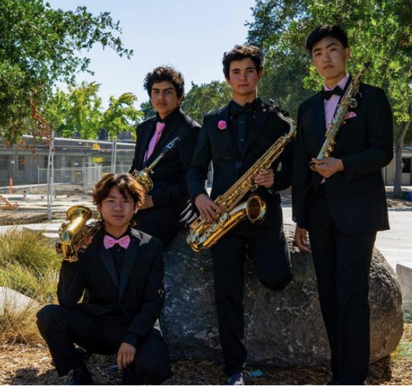 PAUSD_VAPA's tweet photo. Congratulations @GunnHigh Wind Ensemble Saxophone Quartet (Triquetra Quartet) who will be performing at the High School Honors Recital at the 44th US Navy Band International Saxophone Symposium this weekend at George Mason University in Fairfax, VA. @PaloAltoUnified @GunnHighPrin https://t.co/7UQRdBngdM