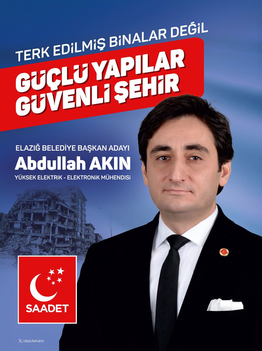 abdullahakin's tweet photo. #elazig #belediye #baskani #adayi #abdullahakin #saadetpartisi https://t.co/nXHDTCtEku
