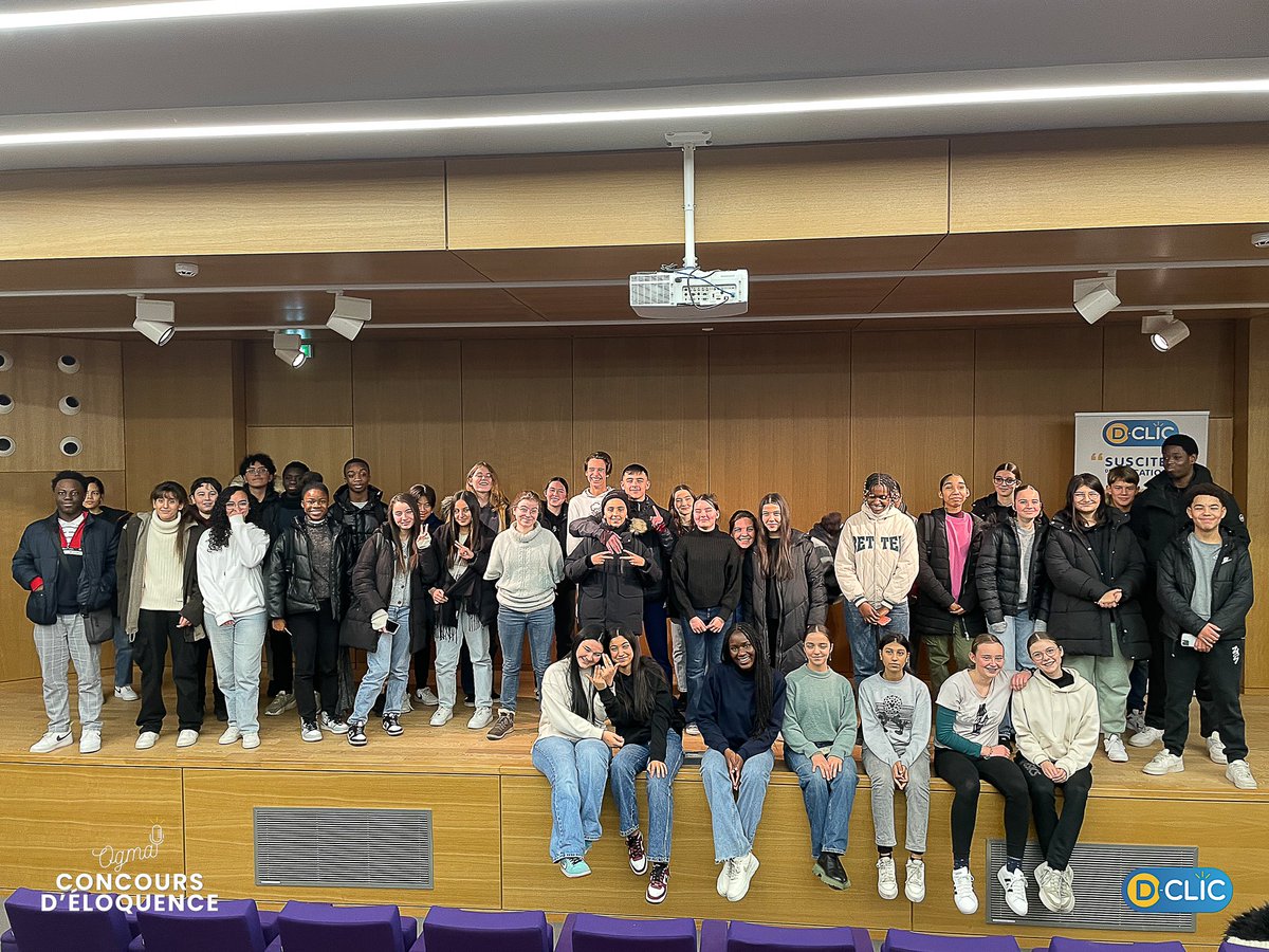 Association D-Clic (@assodclic) on Twitter photo Lancement de la 7ème édition du Concours d'éloquence OGMA - Masterclass animée par <a href="/GraineDo93/">Graine d’Orateur 93</a> à la <a href="/BNUStrasbourg/">BNU</a> ! 🗣
Rdv les 29 & 30 janvier pour la formation et la préparation au 1er tour avec la comédienne <a href="/MLagleize/">Margaux Lagleize</a> dans les locaux d'@ARTE Strasbourg. Lancement de la 7ème édition du Concours d'éloquence OGMA - Masterclass animée par <a href="/GraineDo93/">Graine d’Orateur 93</a> à la <a href="/BNUStrasbourg/">BNU</a> ! 🗣
Rdv les 29 & 30 janvier pour la formation et la préparation au 1er tour avec la comédienne <a href="/MLagleize/">Margaux Lagleize</a> dans les locaux d'@ARTE Strasbourg.