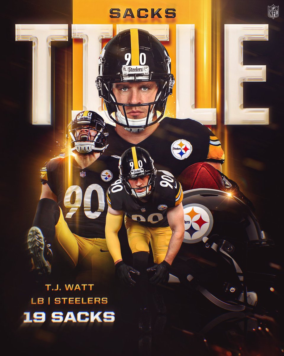 NFL's tweet image. 3x Sack King 👑 @_TJWatt