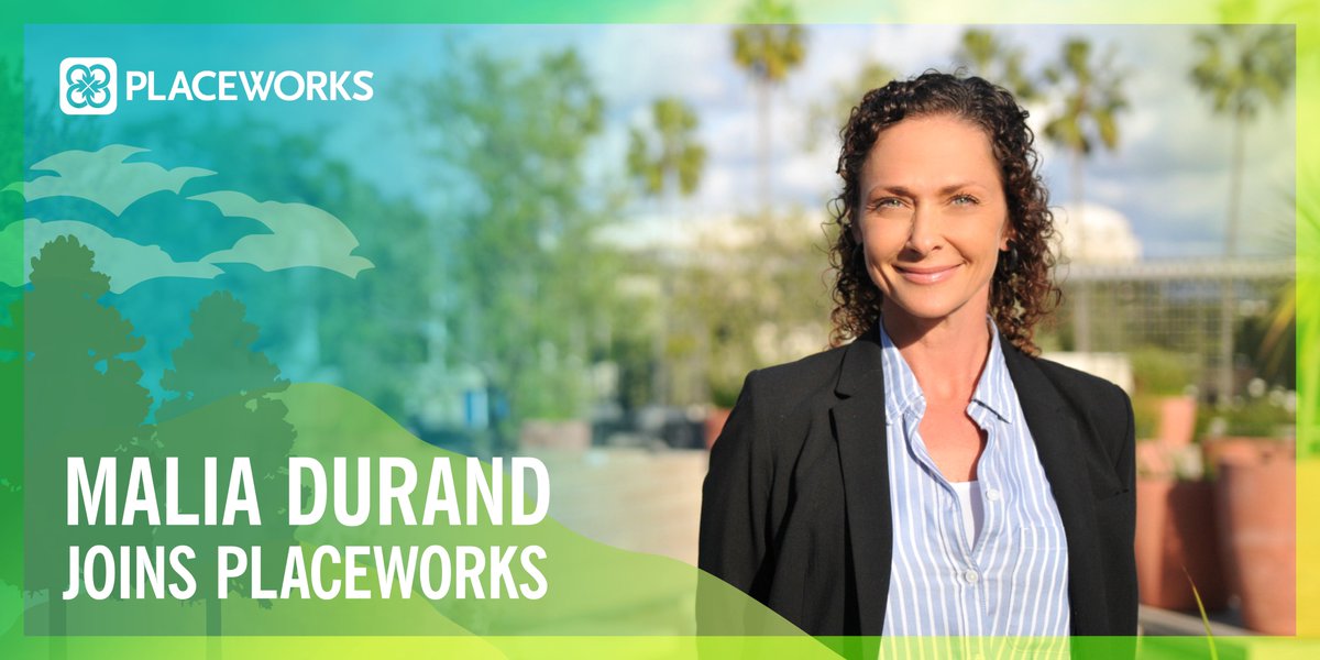 PlaceWorks's tweet image. PlaceWorks is excited to welcome Malia Durand as an Associate Principal in Environmental Services! Learn more: placeworks.com/news/placework…