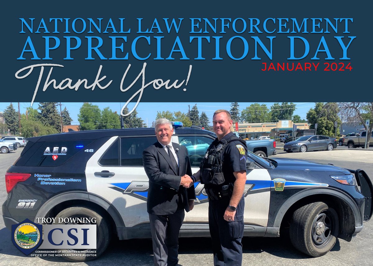BrownCSIMT's tweet photo. Thank you to all of the men and women who protect & serve our great state. Your commitment & service is greatly appreciated!
#nationallawenforcementday
#BackTheBlue
#csimt https://t.co/PwIRKbtb9d